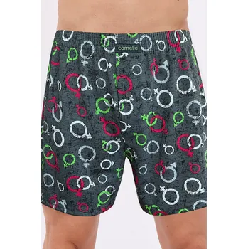 Boxerky BOXERKY CLASSIC J/25 šedá S