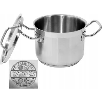 Hrnec YATO VYSOKÝ HRNEC INDUKCE PLYN NEREZOVÁ OCEL 2,4L S POKLICÍ YG-00001