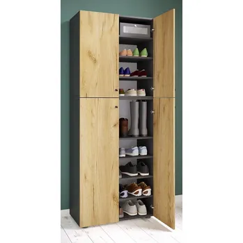 Botník Vcm Botník Lona XXL 9dílný, antracitový