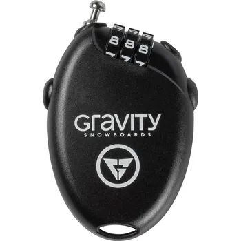 Snowboarding GRAVITY zámek na snb - Lock Black (BLACK)