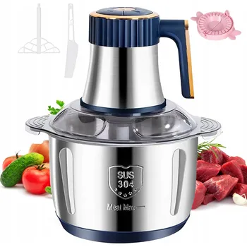 Kuchyňský robot ELEKTRICKÝ SEKÁČEK POTRAVIN, SEKÁČEK, MIXÉR, BLENDER NA ZELENINY A MASO