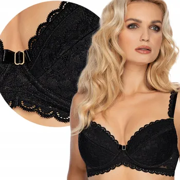 Podprsenka Černá push-up podprsenka Róża velikost 80C