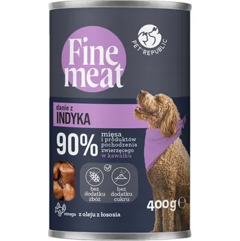 Krmivo pro psa PET REPUBLIC KRŮTA VLHKÉ KRMIVO PRO PSY V KONZERVĚ BEZ OBILOVIN, KRŮTA 90 % MASA 400 G