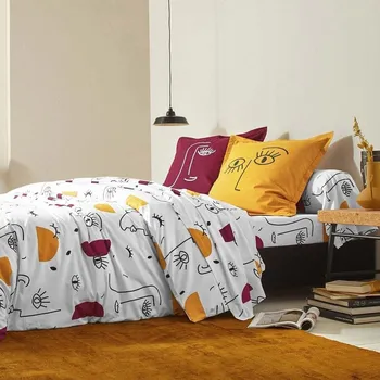 Povlečení Blancheporte Povlečení Vitaly s motivem tváří, bavlna Velikost: povlak na přikrývku 140x200 cm