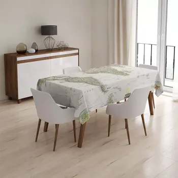 ubrus Sablio Ubrus Mapa světa - 90x90 cm