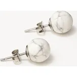 Ocelové náušnice s Magnezitem Xénia