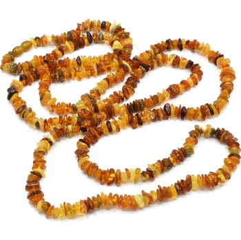 Náhrdelník Jantarové korálky multicolor 50 cm Taran - 50 cm