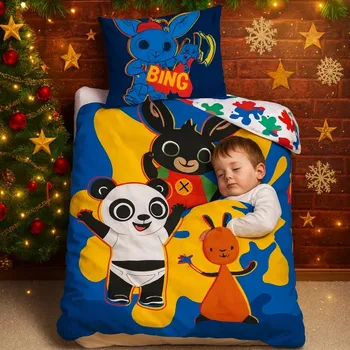 Povlečení POVLEČENÍ DO POSTÝLKY ZAJÍČEK BING, Flop, modré