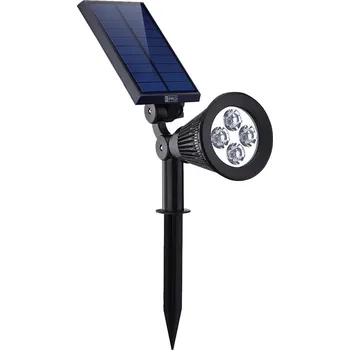 Venkovní osvětlení Bezdoteku LEDSolar 4 solární venkovní světlo svítidlo do země, 4 LED, bezdrátové, iPRO, 1W, studená barva