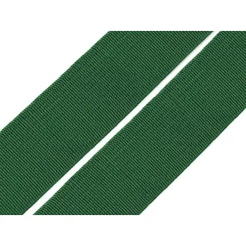 Pruženka tkaná šíře 20 mm, střední, 4803 zelená tmavá