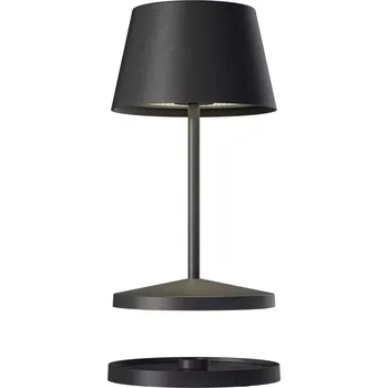 Lampička SOMPEX Seoul 2.0 Stolní / venkovní LED lampa z hliníku, výška: 200 mm, černá