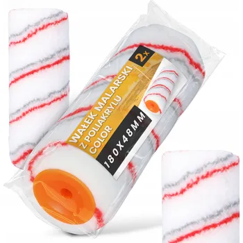 2x Váleček malířský 18 cm na malování stěn, nábytku, barvou a lakem, náhradní vložka SH-T