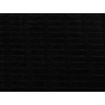 Dekorační látka s 3D plyšovou strukturou, střední, 7 23 (325 g/m²) černá