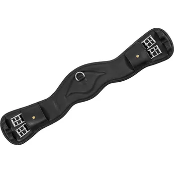 Podbřišník Drezurní podbřišník EQUESTRO anatomický kožený černý 50cm