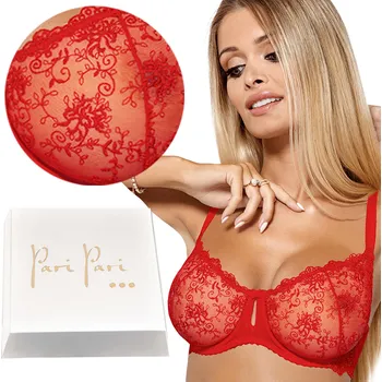 Podprsenka Měkká podprsenka Jenny PariPari červená 85A