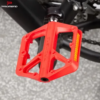Pedál na kolo Platformové pedály PROMEND červené dirt