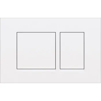 Splachovací tlačítko SCHWAB CERES tlačítko splachovače, 246x159 mm, bílý lesk