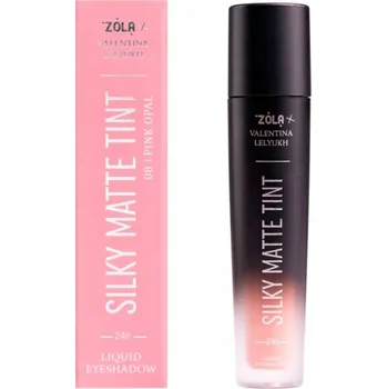 Oční stíny ZOLA Silky Matte Tint Tekuté oční stíny 08 Pink Opal 5 ml