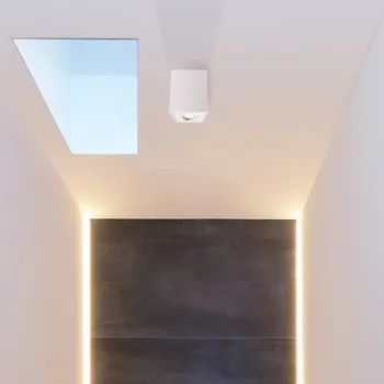 Lampička Deko-Light Stropní bodové osvětlení Bengala hranaté, bílé, hliník, GU10, otočné bílá 1 x 50 W - Doprava zdarma