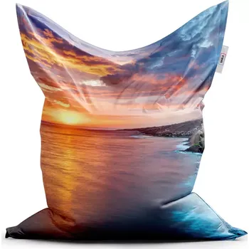 Sedací pytel Sablio Sedací vak Classic Západ slunce nad mořem - 150x100 cm