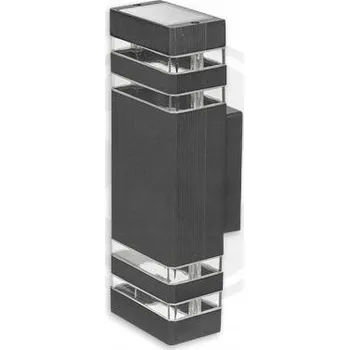 Venkovní osvětlení Venkovní nástěnné svítidlo, architektonické, fasádní LVT GU10 INEZ DUO IP54