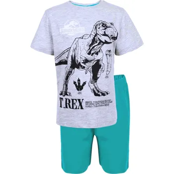 Chlapecké pyžamo PYŽAMO JURSKÝ SVĚT Erve 39226 šedo - tyrkysové Velikost: 92