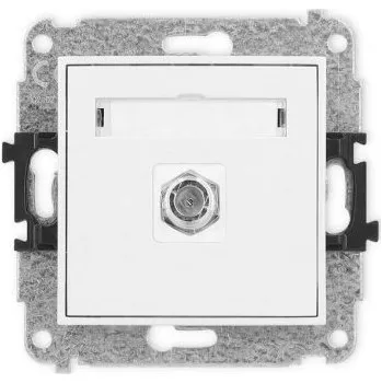 Elektrická zásuvka Anténní zásuvka nástěnná Karlik bílá