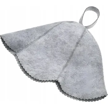 PLSTĚNÁ ČEPICE DO SAUNY BANI UNIVERZÁLNÍ ŠEDÁ