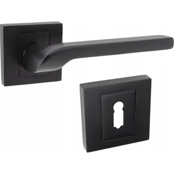 Dveřní kování Vnitřní klika Alubrass Štítek s otvorem pro klíč