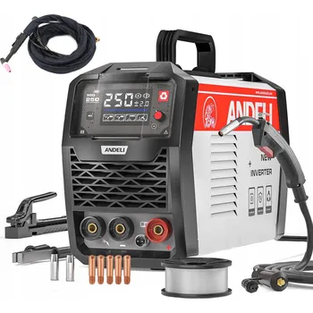Svářečka INVERTOROVÁ SVÁŘEČKA 3V1 LED MMA TIG LIFT MIG 120A 220V Sada