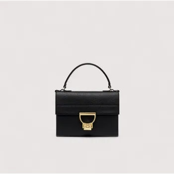 Kabelka ARLETTIS MINI KOŽENÁ KABELKA COCCINELLE NOIR SS26