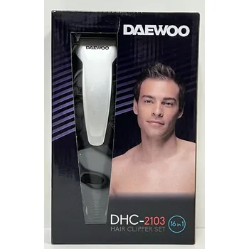DAEWOO DHC-2103 strojek na vlasy – sada 12 dílů