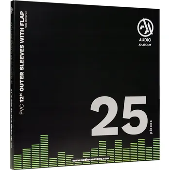 IP kamera Vnější obaly na vinylové desky - 25 ks PVC s klopou - Audio Anatomy