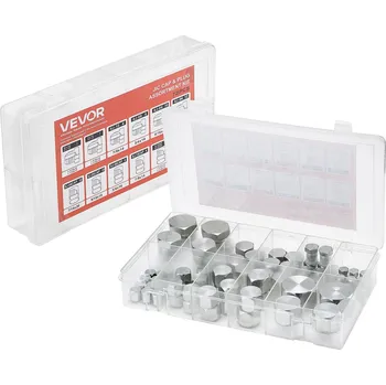 Sada nářadí Vevor Sada 72 ks hydraul. JIC 37° zátek a krytek velikosti 4 6 8 10 12 16