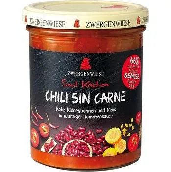 Omáčka Zwergenwiese Omáčka Chili sin Carne 370 g bio BIO VEGAN BEZLEPEK Množství: 1 ks