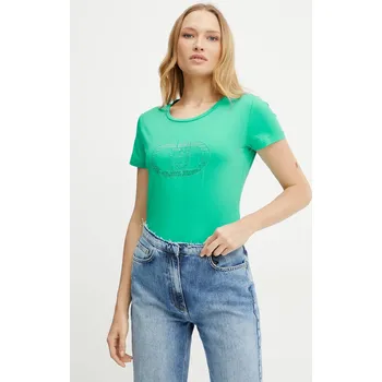 Pánské oblečení Tričko Liu Jo TA5173.JS003 tyrkysová 66X, vel. S