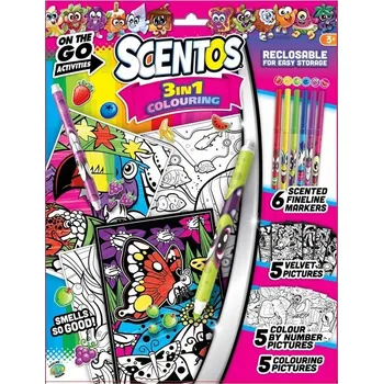 kreativní sada Scentos Voňavá Kreativní Sada - Malování v kufříku 3v1