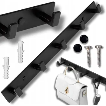 Věšák Šatní ramínko kovový Edibazzar černý