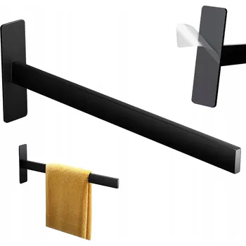 Držák na ručník ZÁVĚSNÝ DRŽÁK NA RUČNÍKY, STYLOVÝ DRŽÁK DO KOUPELNY - TYČ NA RUČNÍKY