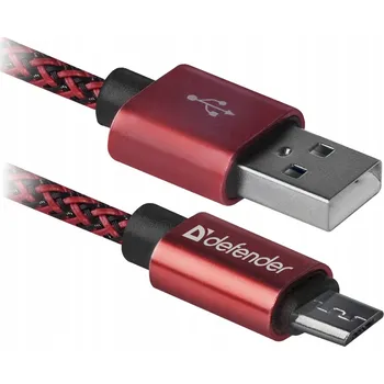 Datový kabel Kabel Defender micro-USB 1m červený