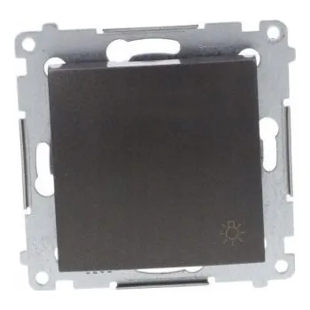 vypínač Vypínač jednoduchý Klasik, Podomítkový Kontakt-simon černý DS1.01/48