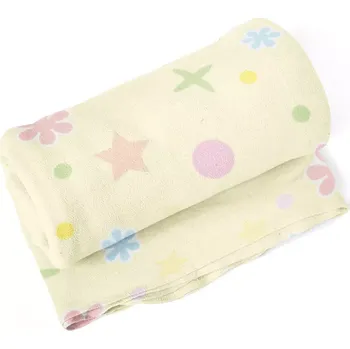 deka Sablio Deka Květiny na žluté - 150x120 cm