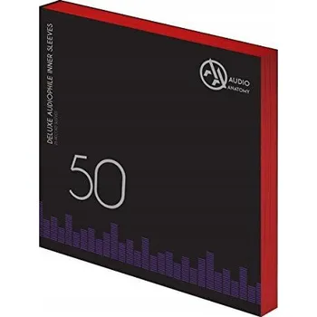 Hi-Fi komponenty Vnitřní obaly na vinylové desky Audio Anatomy AC006 AA R červené 50 ks