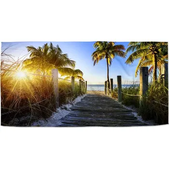 Osuška Sablio Ručník Cestička na pláž - 50x100 cm