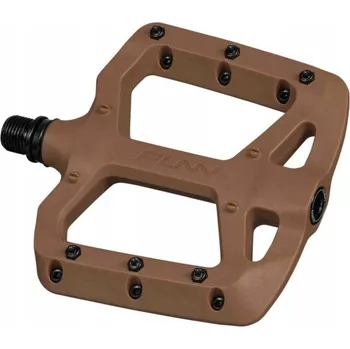 Pedál na kolo Funn PD23TP-33 hnědé platformové pedály