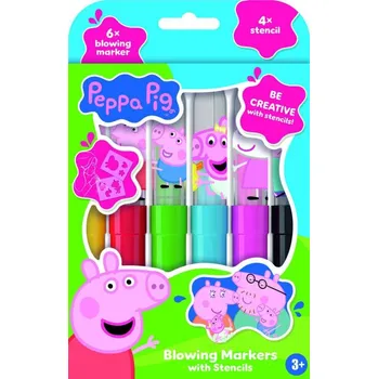 omalovánky Jiri Models Foukací fixy Prasátko Peppa