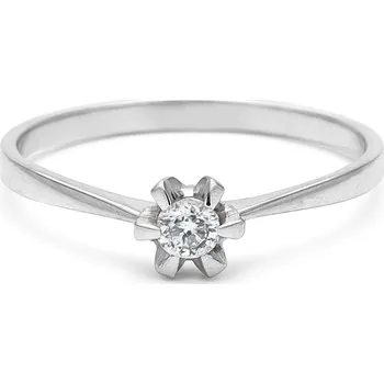 Prsten Stříbrný prsten kytička se zirkonem Julia - 51