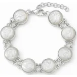 Perlový náramek White Harmony