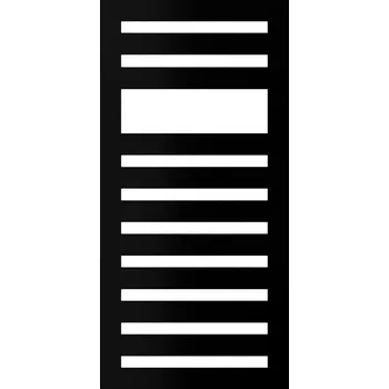 Radiátor Zehnder Radiátor Zehnder Metropolitan Spa 122,5x60 cm, RAL 0557 black matt, MET-120-060-0557 MET-120-060-0557