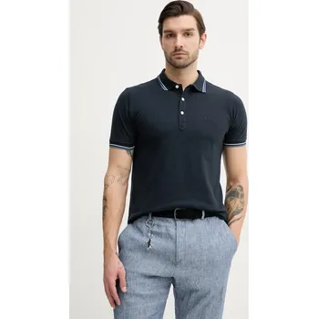 Bavlněné polo tričko Lindbergh 30.404010.NAVY námořnická modř 59X, vel. S